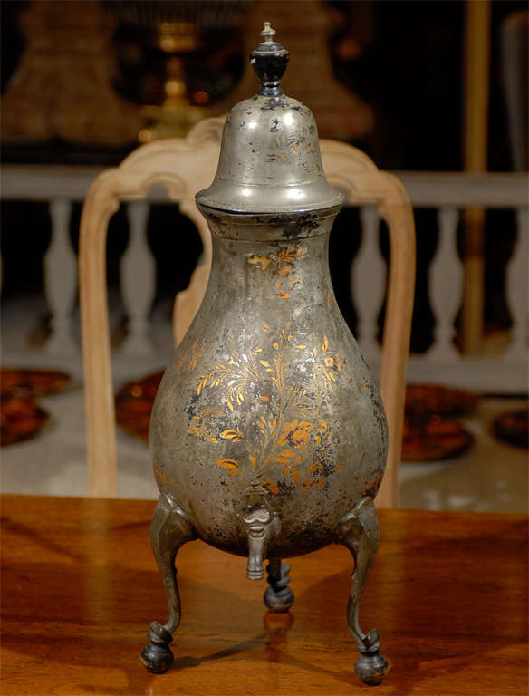 Jumbo Early 19th Century English Coffee Urn in Original Finish 2