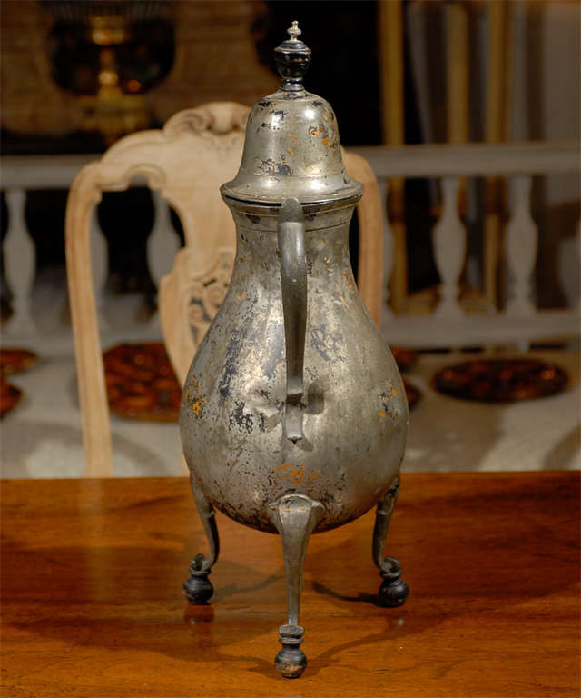 Jumbo Early 19th Century English Coffee Urn in Original Finish 3