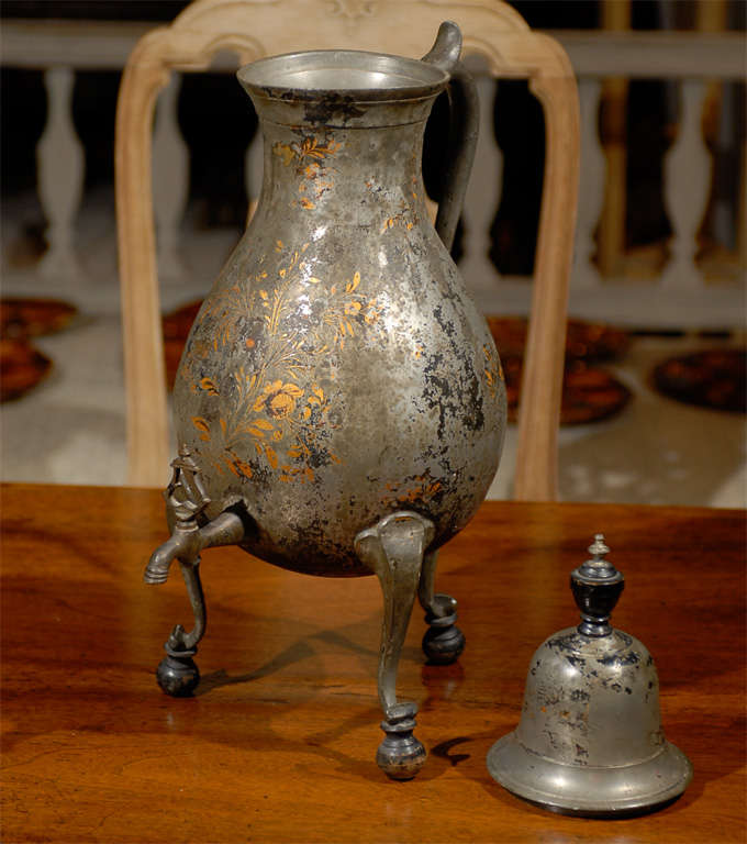 Jumbo Early 19th Century English Coffee Urn in Original Finish 5
