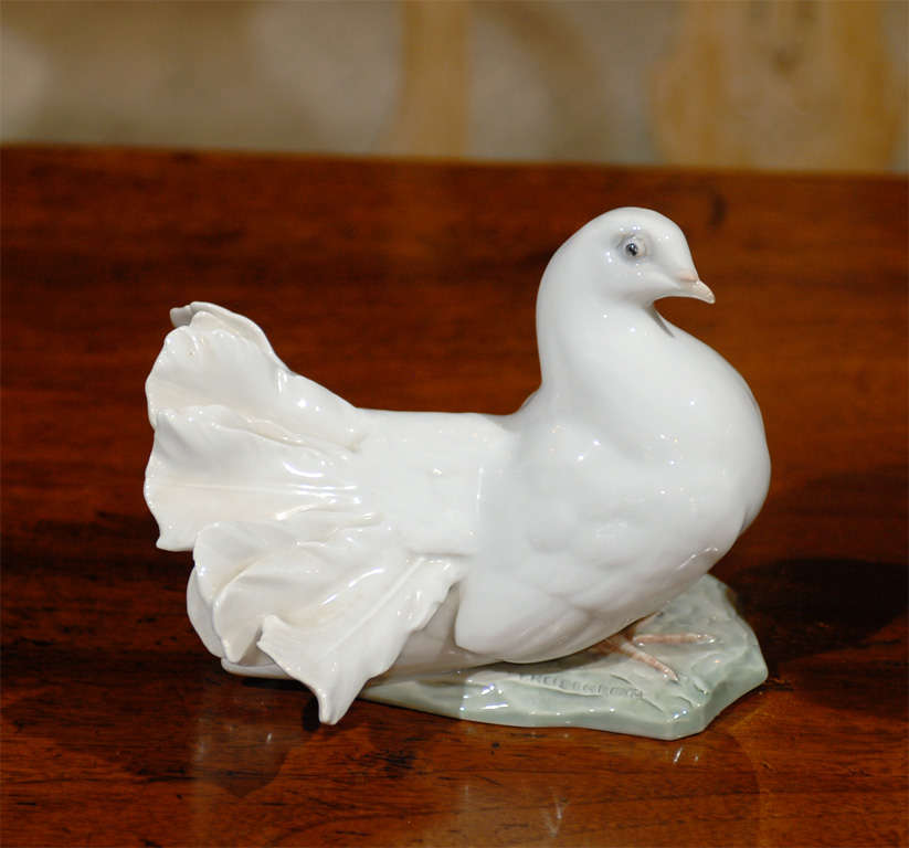 20th Century Pair Of Mid C Rosenthal Porcelain Doves