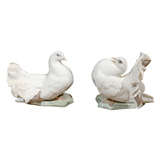 Pair Of Mid C Rosenthal Porcelain Doves