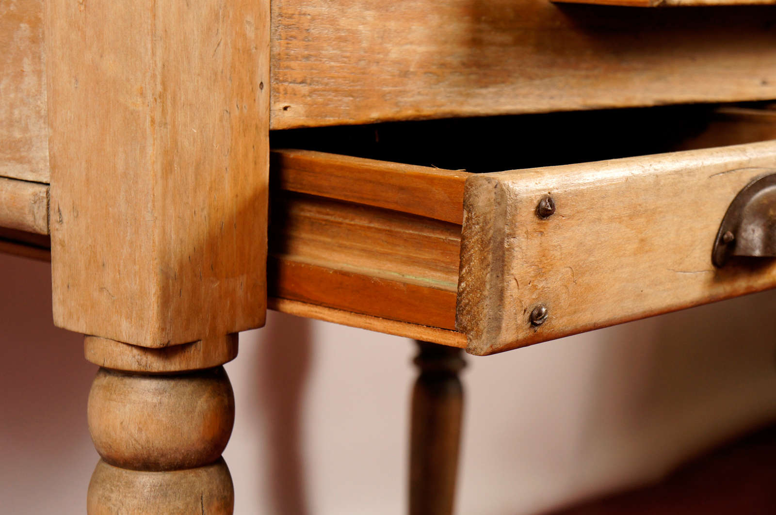 antique french bakers table