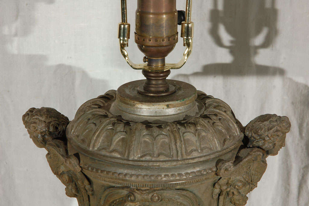 19th Century Pair of French antique Lamps For Sale