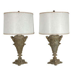 Pair of French antique Lamps