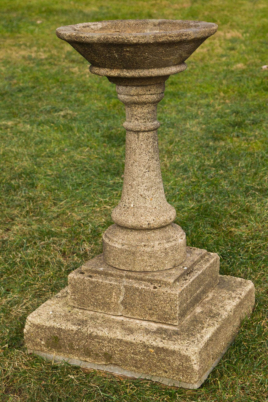 British Superbly Aged English Birdbath