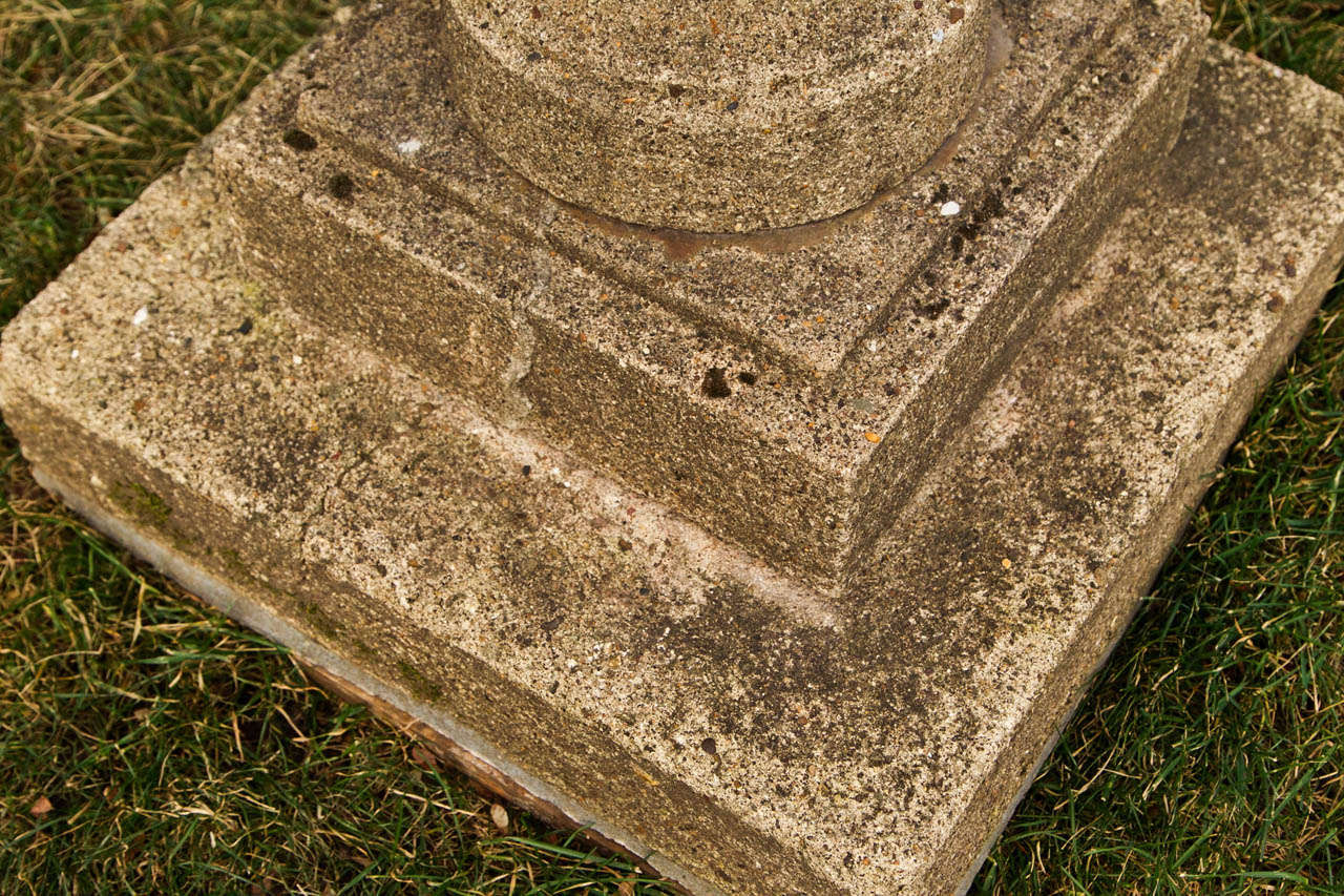 Composition Superbly Aged English Birdbath