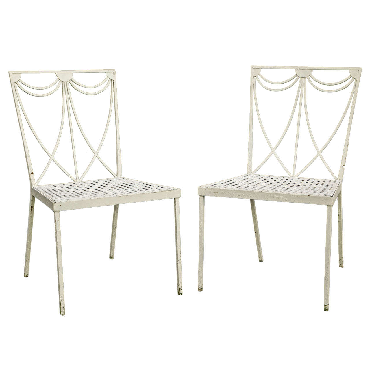 Side Chairs in Wrought Iron