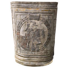 Commemorative English Lead Cistern