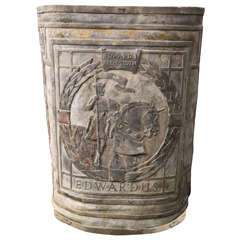 Commemorative English Lead Cistern