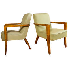 Large Pair of Italian designed Armchairs 11