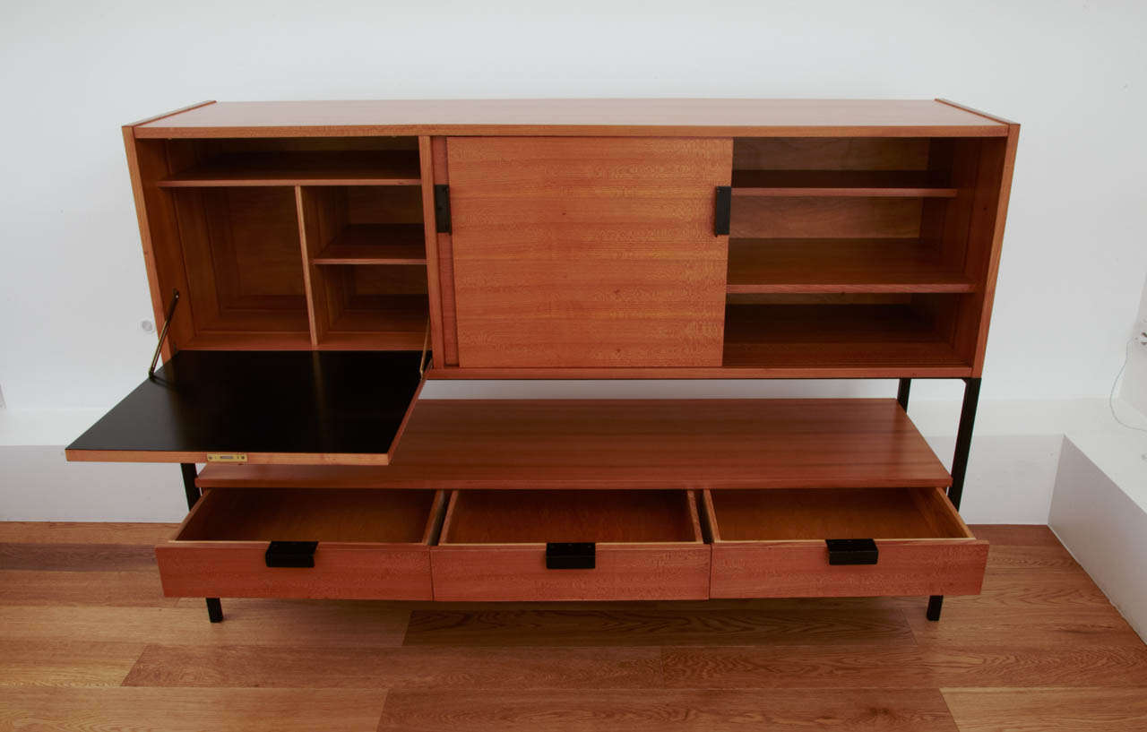 Sideboard by André Simard, Meubles André Simard Edition, 1955 In Good Condition For Sale In Paris, FR