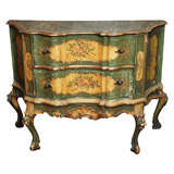 Painted Two Drawer Venetian  Commodini