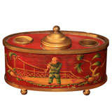 French tole inkwell