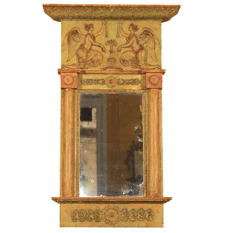 Small Italian pier mirror For Sale