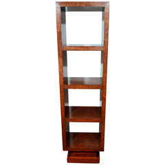 Unusual Pedestal Bookcase