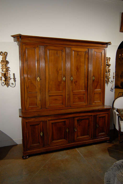 18th Century Louis XVI Buffet Deux Corps from Chateau Garbes