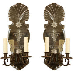 Mirrored Italian Wall Lights