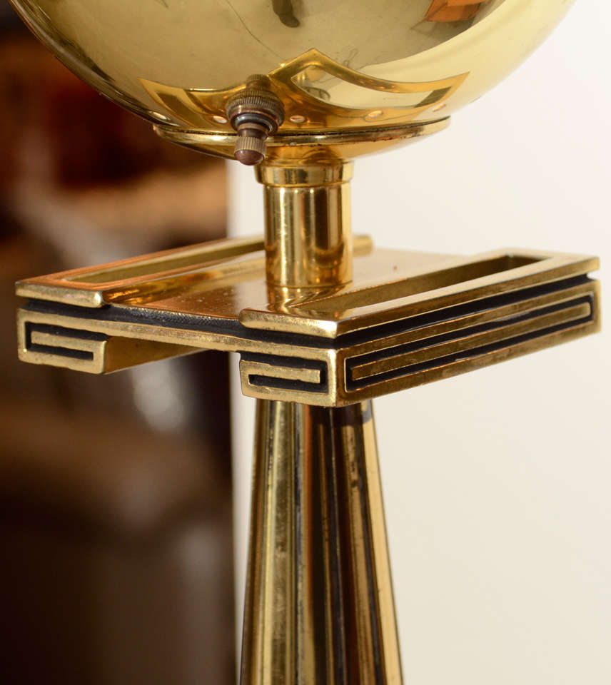 Brass Pair Of Stiffel Floor Lamps