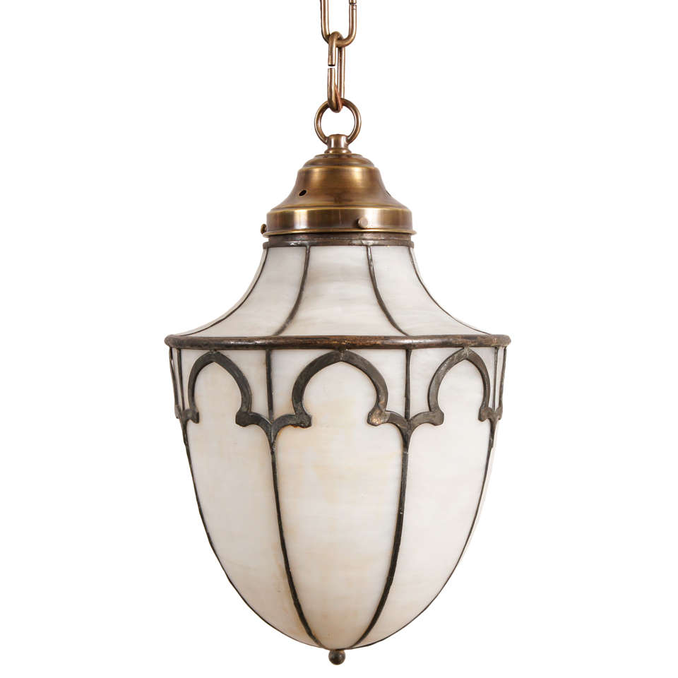 Slag Glass Acorn Fixtures at 1stDibs