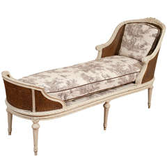 19th century Louis XVI style Chaise Longue 7