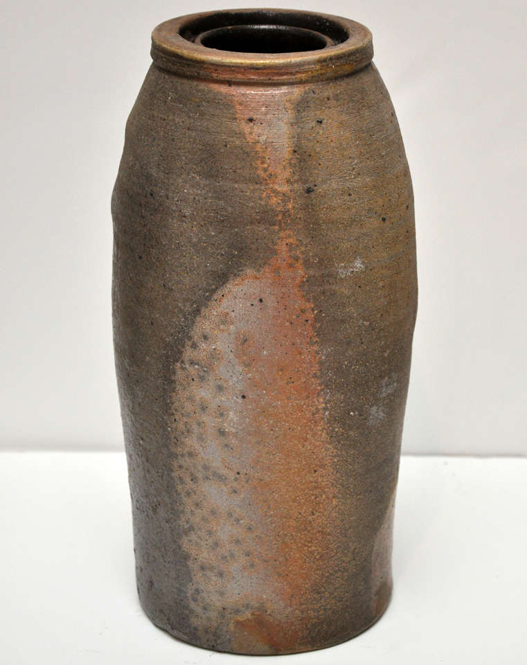 19th Century Set of Three Stoneware Jars