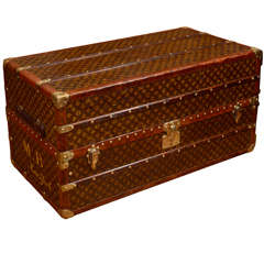 Fine Louis Vuitton Steamer Trunk, France, Early 20th Century