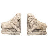 Antique Portugese Stone  Lions