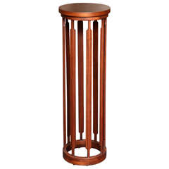 Unique Crafted Tall Teak Pedestal Stand
