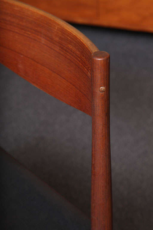 Four Poul Volther Danish Teak Dining Chairs Frem Rojle at 1stDibs ...