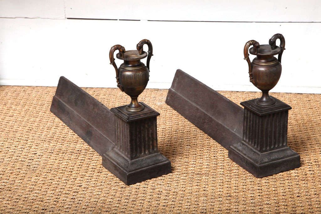 Small Urn Andirons