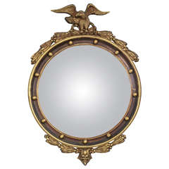 Miroir Aigle Convexe Vintage