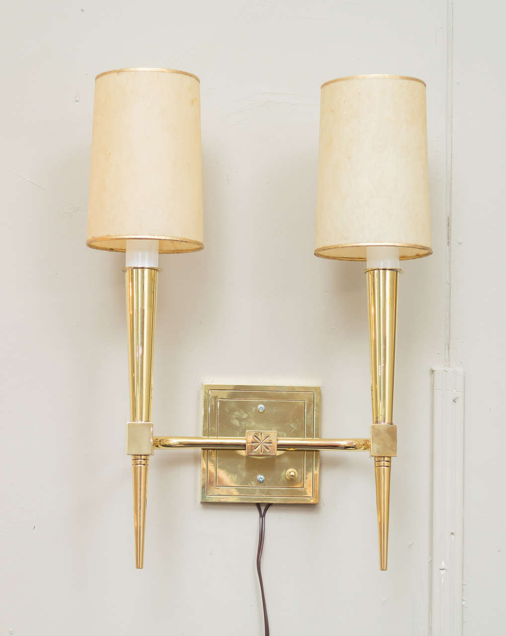 American Pair of Tommi Parzinger Wall Sconces
