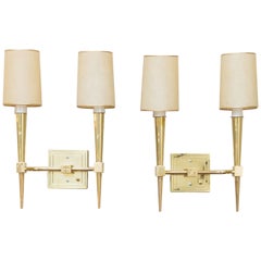 Pair of Tommi Parzinger Wall Sconces