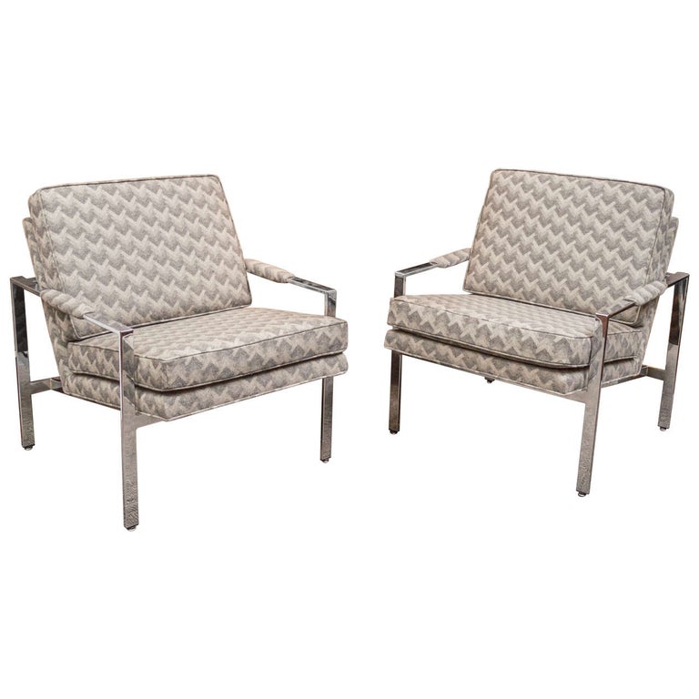 Milo Baughman Lounge Chairs For Sale