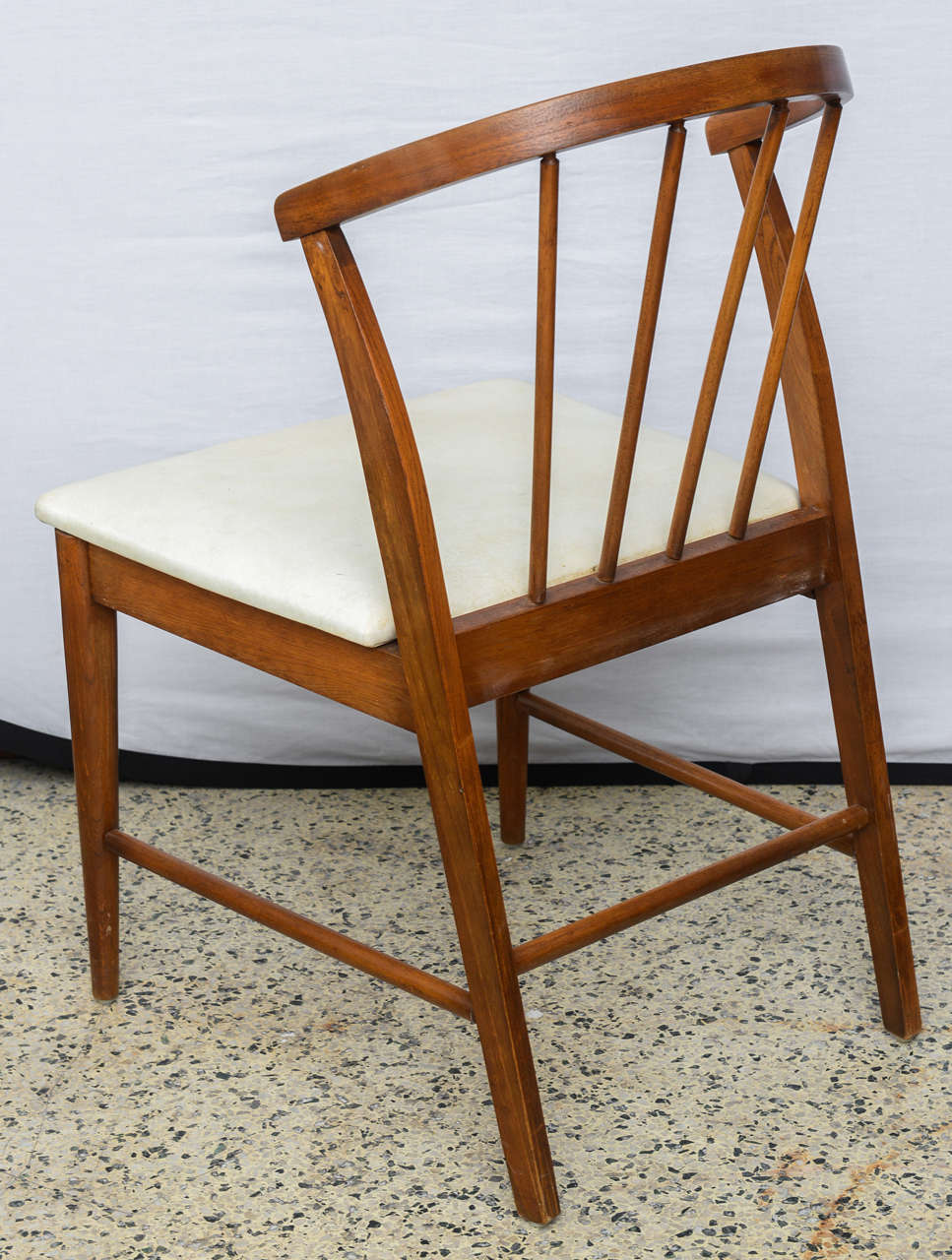 Mid-20th Century Walnut Danish Wishbone Chairs--Wegner Style--1960s