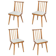 Paul McCobb Wood Dining Chairs--1960s