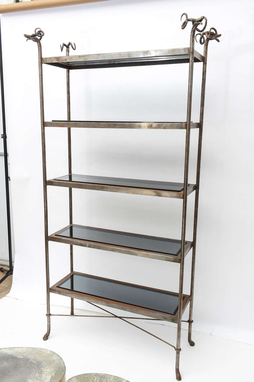 A great example with decorative feet and tops.