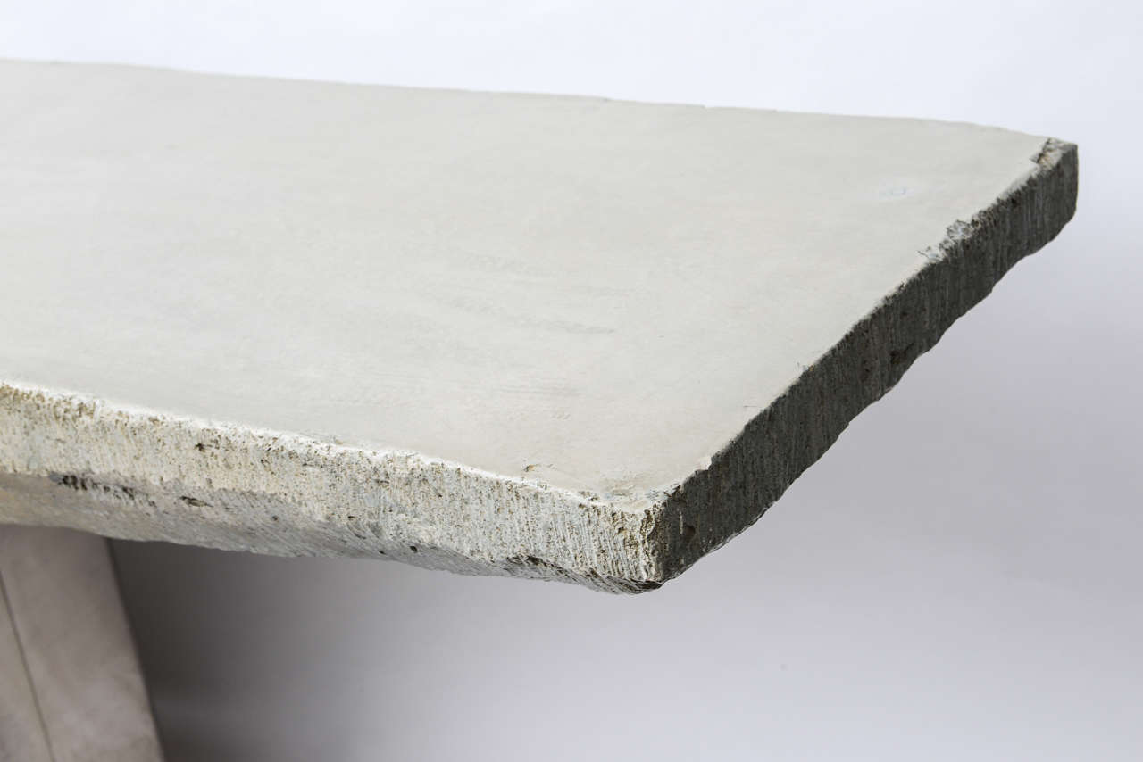 Stone Composite and Steel Console Table 2