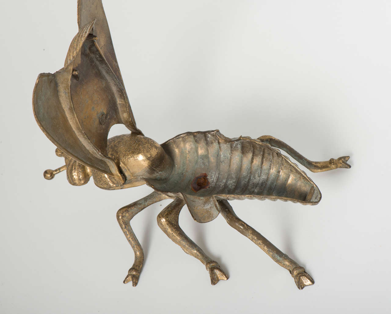 Late 20th Century Gilt Metal Ashtray in the Shape of a Bee