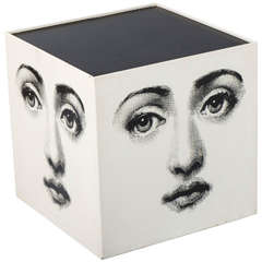 Atelier Fornasetti Cube “Viso” Occasional Table