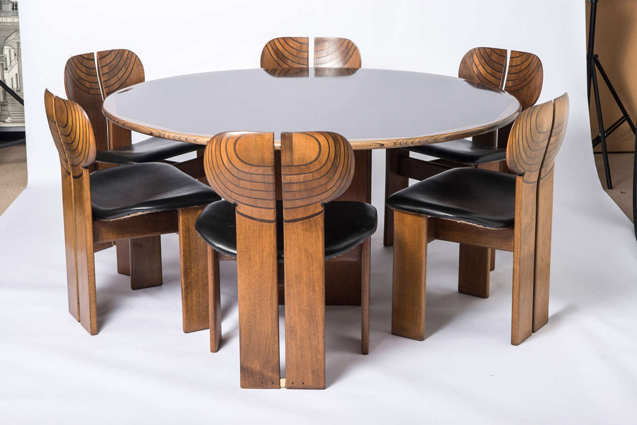 “Artona” Dining Suite by Afra and Tobia Scarpa, for Maxalto in 1975  4
