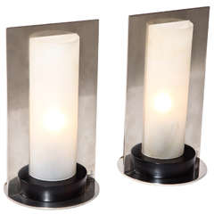 Boris Jean Lacroix Pair of French Art Deco Table Lamps 8