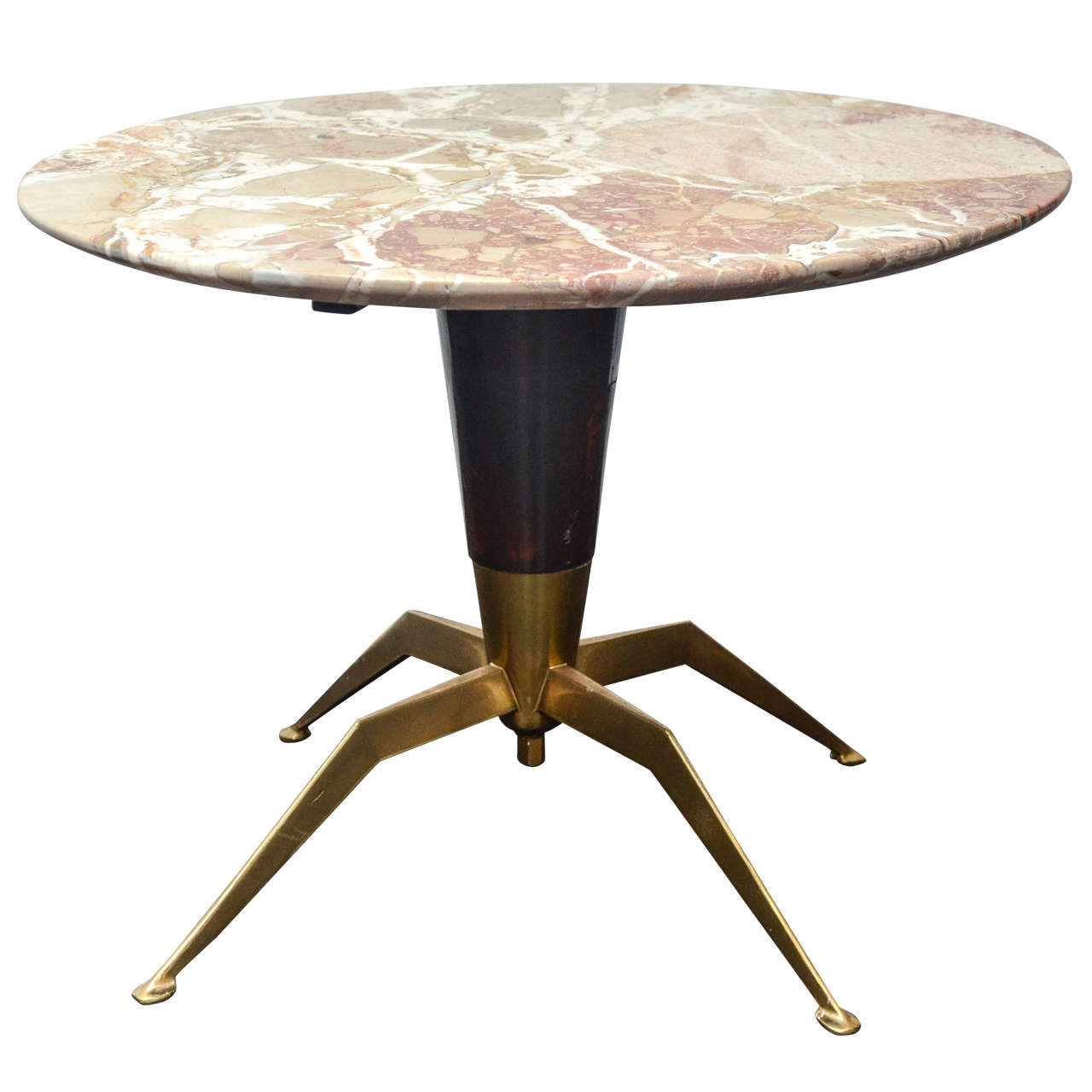 Gio Ponti Style Round Side Table at 1stDibs