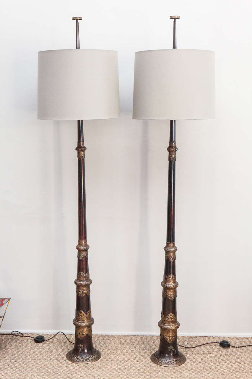 Tibetan Monk S Trumpet Floor Lamps