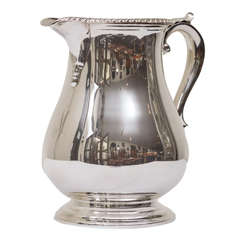 Sterling Silver Water Pitcher by Shreve & Co. San Francisco