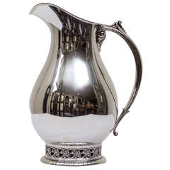 Vintage Sterling Silver Water Pitcher by Wallace & Co.