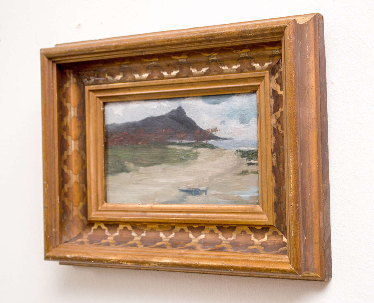 Victorian Late 19th Century Oil Painting of Hawaii, 