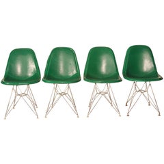 Set of Four Vintage Eames for Herman Miller Chairs