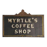 Antique Large Neon Coffee Shop Sign