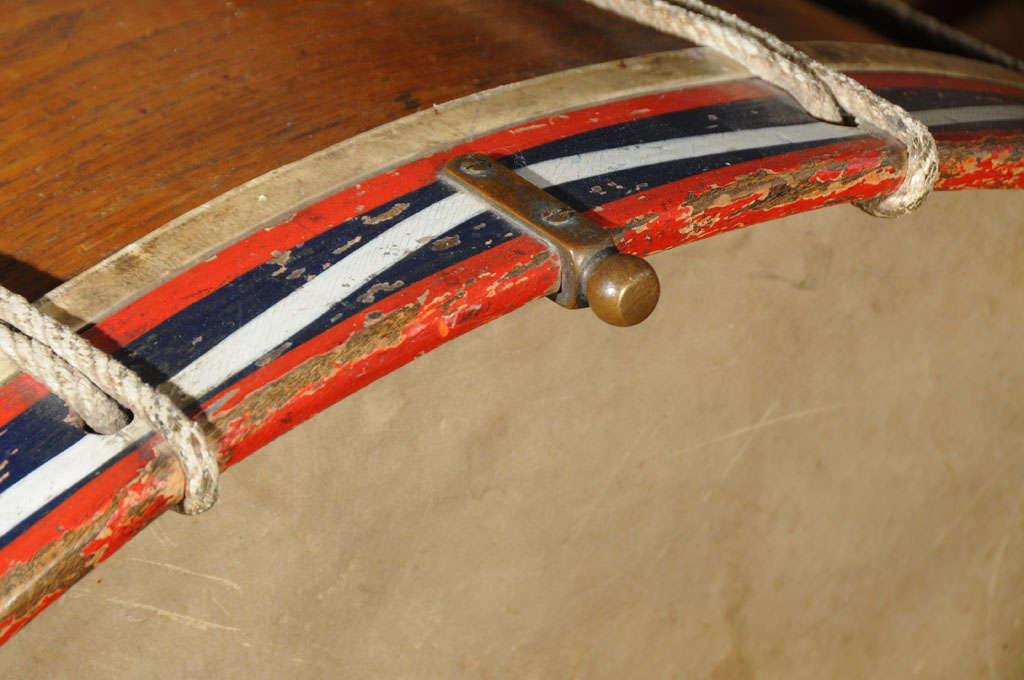 Antique French Military Tambour or Drum For Sale at 1stdibs